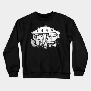 robot doodle monster 02 Crewneck Sweatshirt